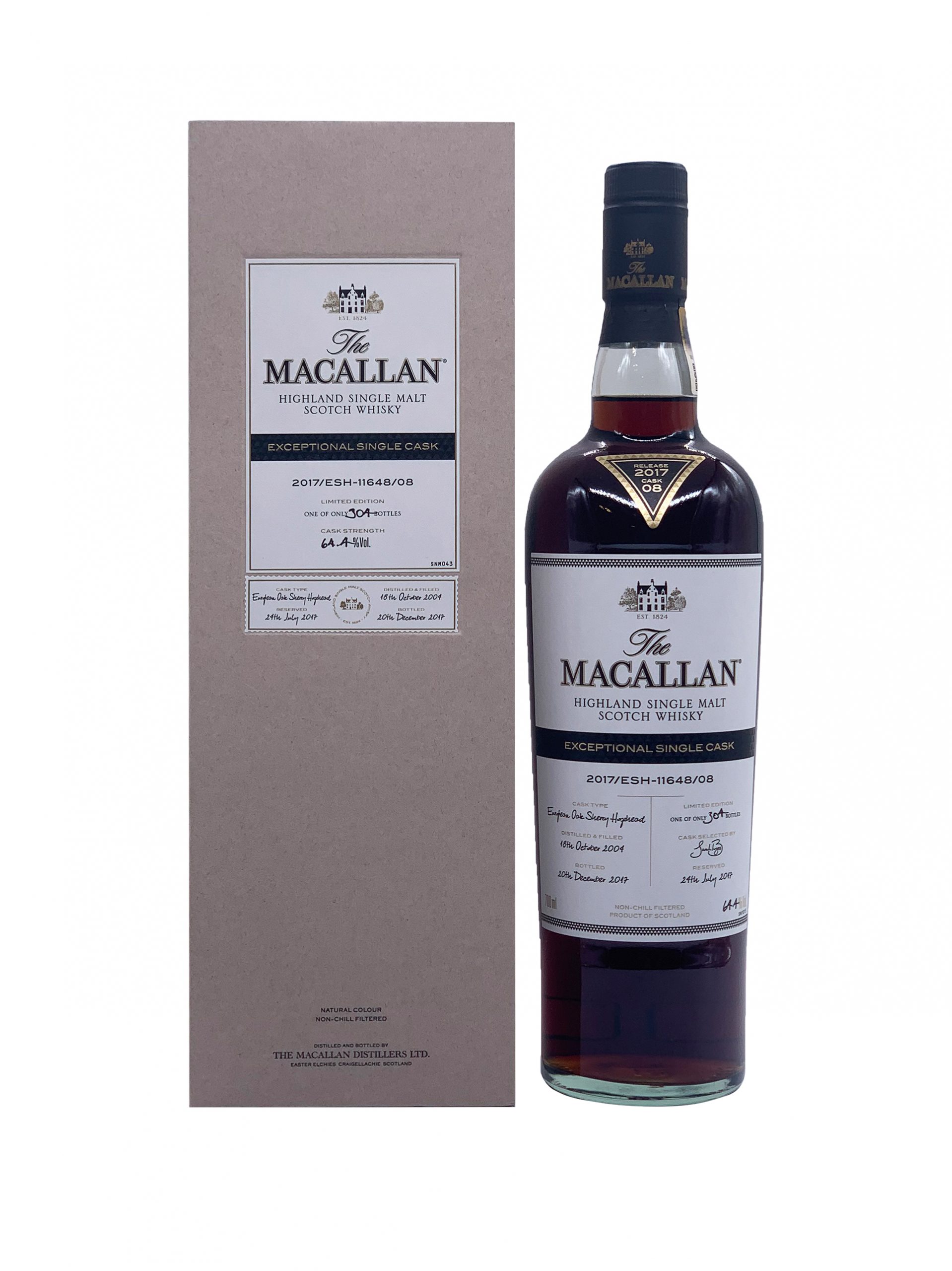 Macallan Exceptional Single Cask 5 : 2017 Macallan Exceptional Single Cask 5 / 2017